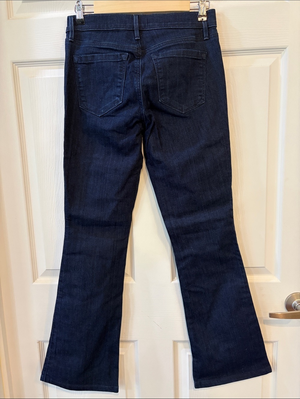 LOFT Dark Blue Flare Jeans - Picture 4 of 6
